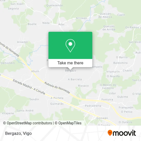 Bergazo map