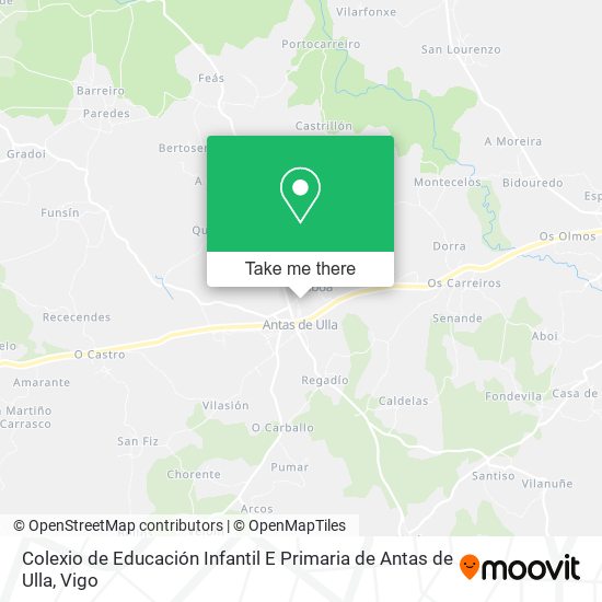 Colexio de Educación Infantil E Primaria de Antas de Ulla map