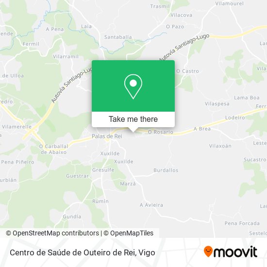 Centro de Saúde de Outeiro de Rei map