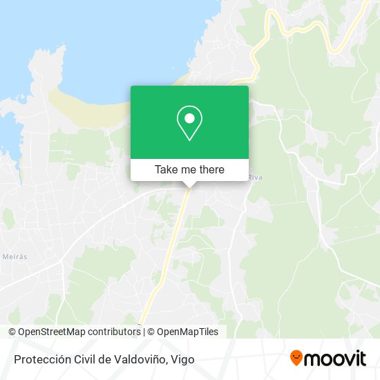 Protección Civil de Valdoviño map