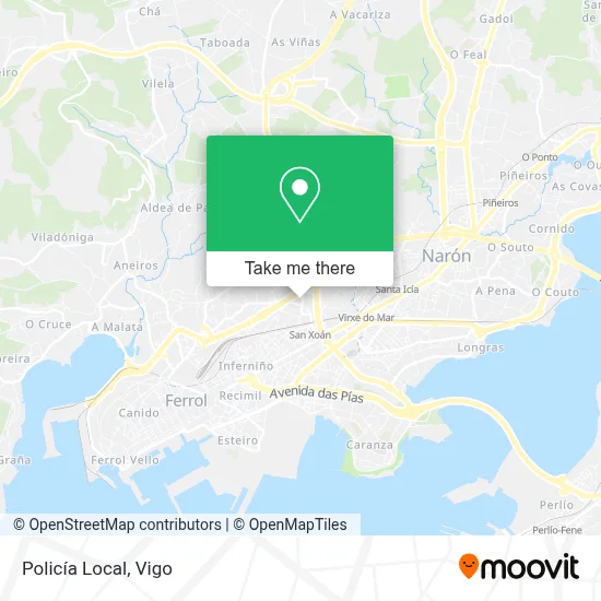 Policía Local map
