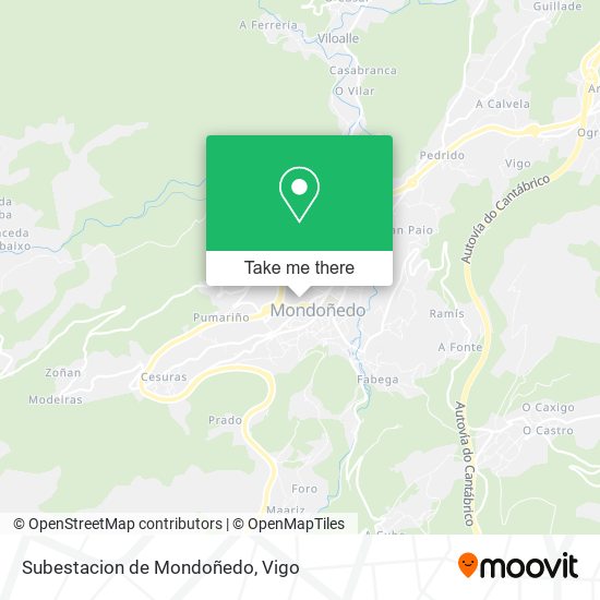 Subestacion de Mondoñedo map