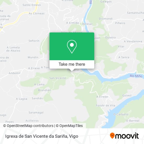 Igrexa de San Vicente da Sariña map