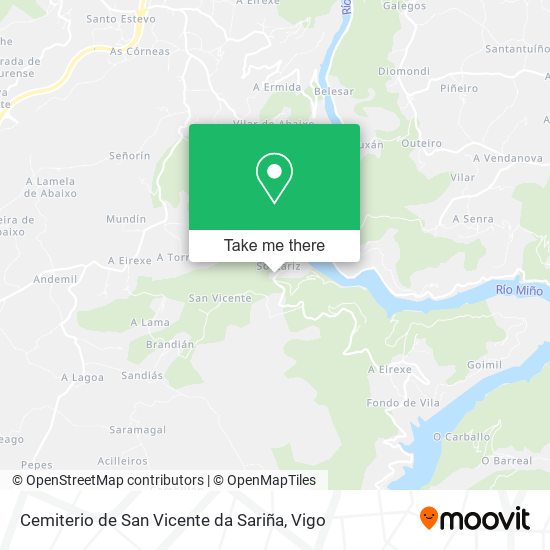 Cemiterio de San Vicente da Sariña map