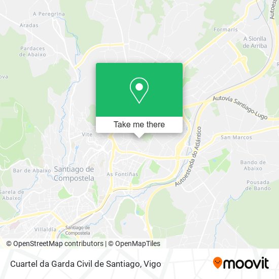 Cuartel da Garda Civil de Santiago map