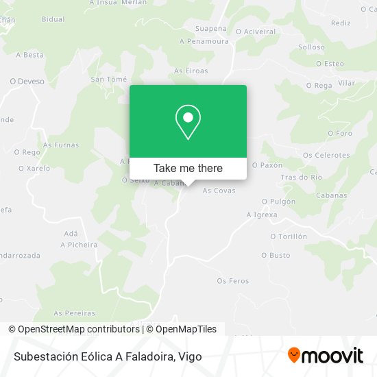 Subestación Eólica A Faladoira map