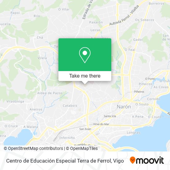 Centro de Educación Especial Terra de Ferrol map