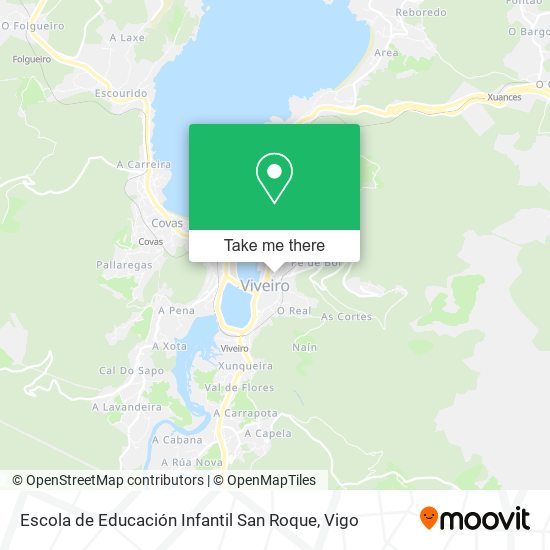 mapa Escola de Educación Infantil San Roque