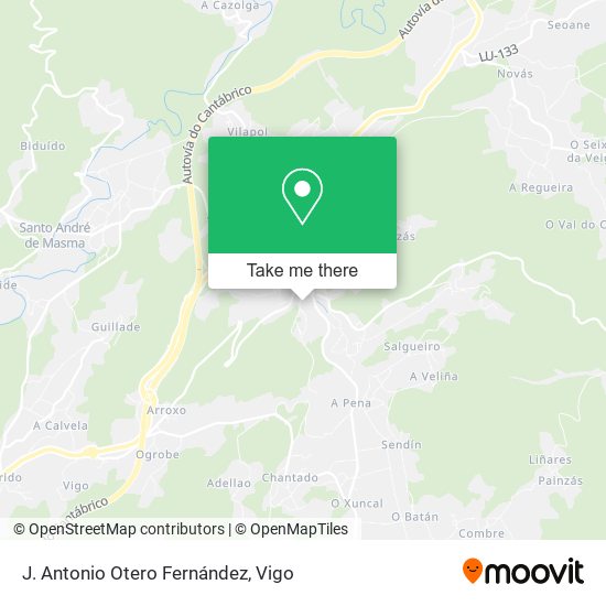 J. Antonio Otero Fernández map