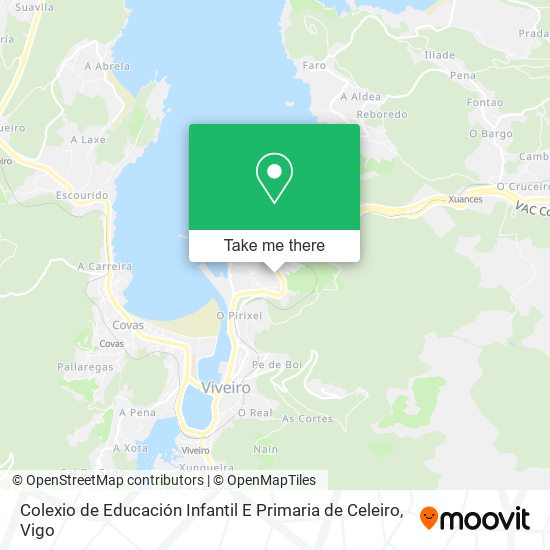 mapa Colexio de Educación Infantil E Primaria de Celeiro