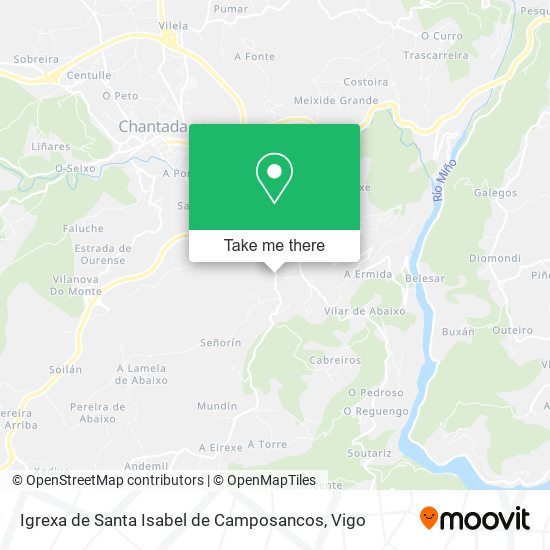 Igrexa de Santa Isabel de Camposancos map