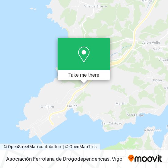Asociación Ferrolana de Drogodependencias map