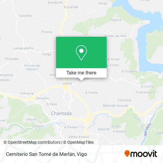Cemiterio San Tomé de Merlán map