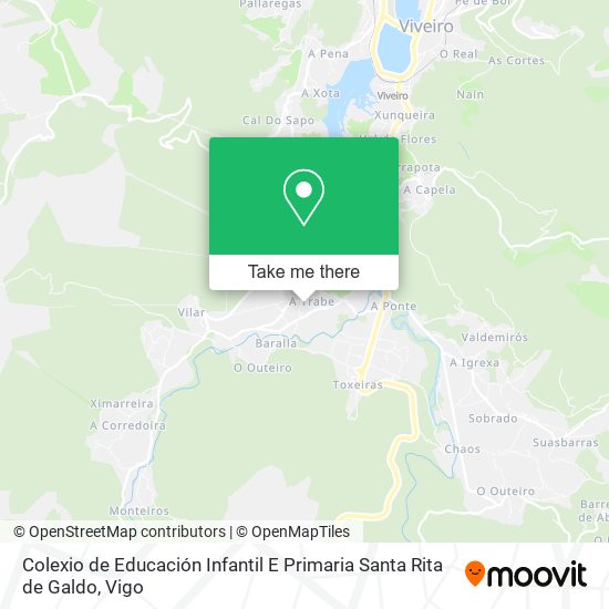 mapa Colexio de Educación Infantil E Primaria Santa Rita de Galdo