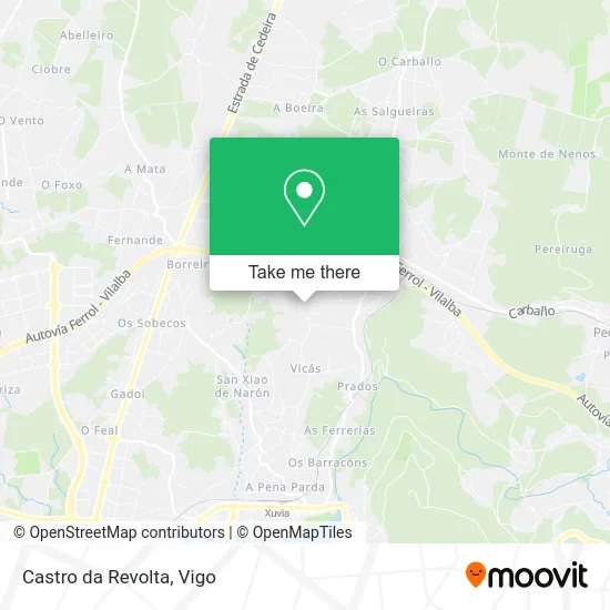 Castro da Revolta map