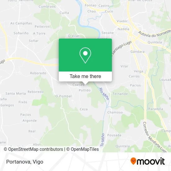Portanova map