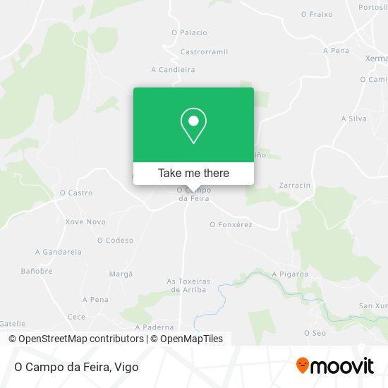 O Campo da Feira map