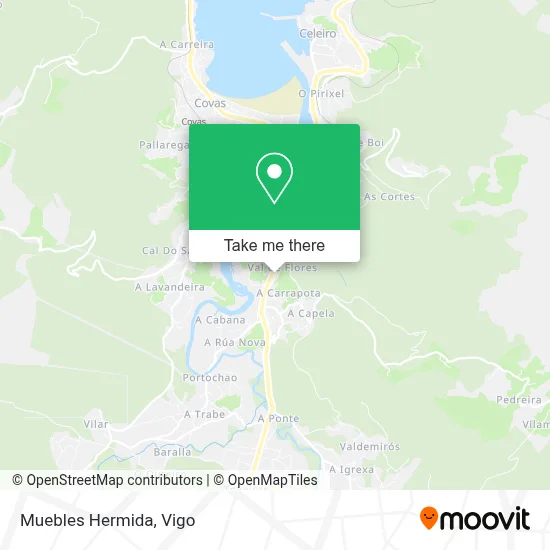 Muebles Hermida map