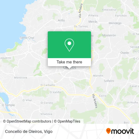 Concello de Oleiros map