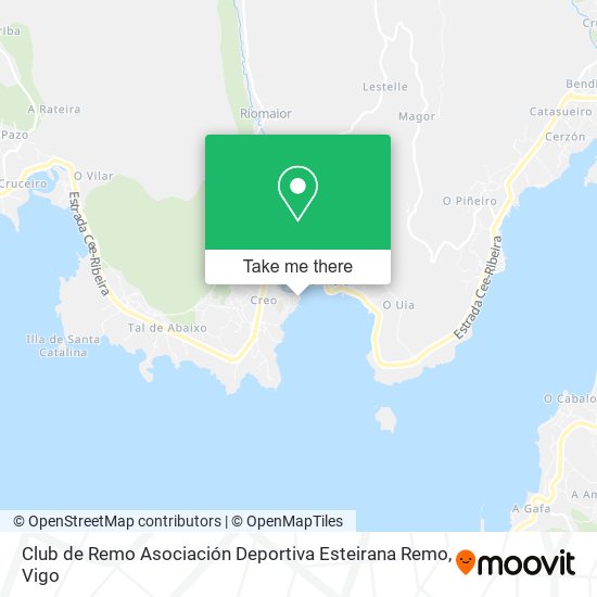 Club de Remo Asociación Deportiva Esteirana Remo map