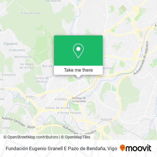 Fundación Eugenio Granell E Pazo de Bendaña map
