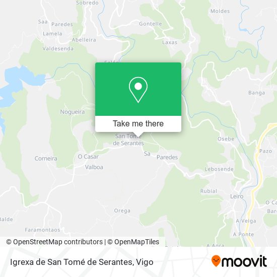Igrexa de San Tomé de Serantes map