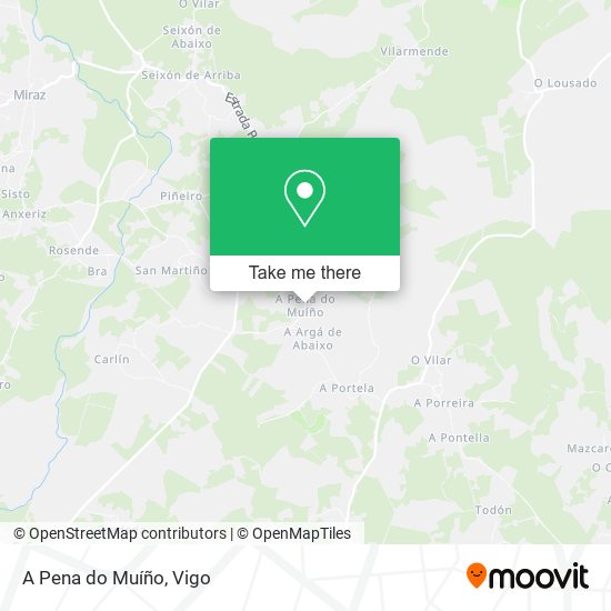 A Pena do Muíño map