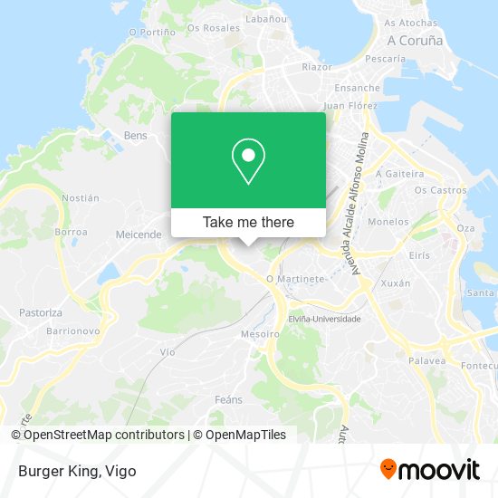 Burger King map