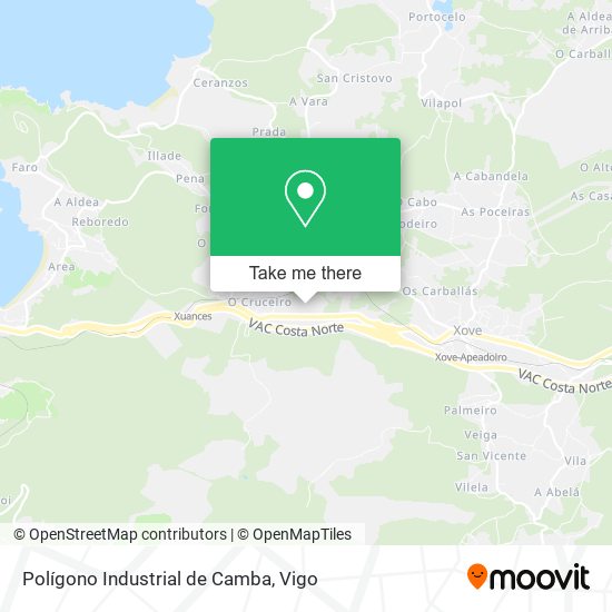 Polígono Industrial de Camba map