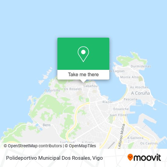 Polideportivo Municipal Dos Rosales map