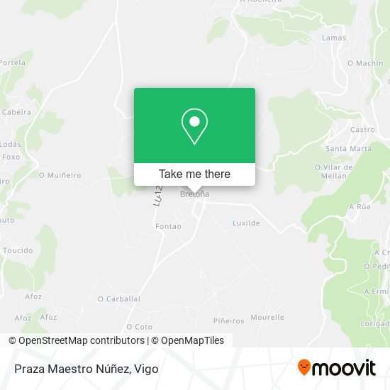 Praza Maestro Núñez map