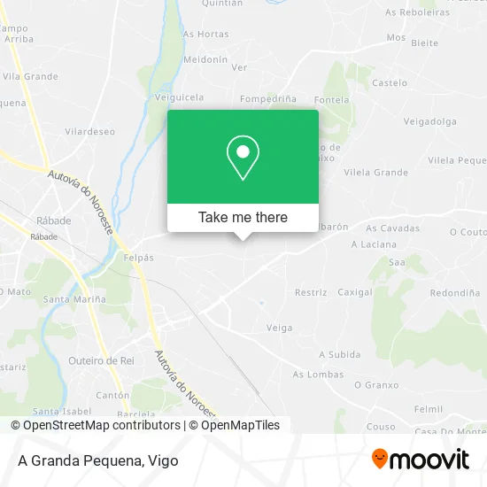 A Granda Pequena map