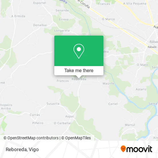 Reboreda map