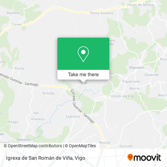 Igrexa de San Román de Viña map