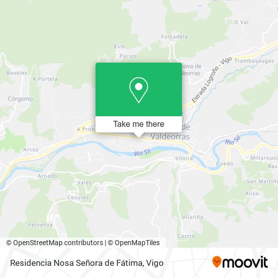 mapa Residencia Nosa Señora de Fátima