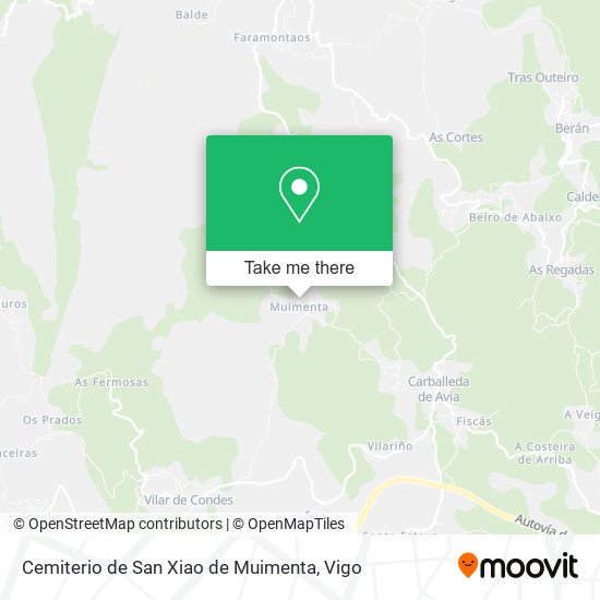 Cemiterio de San Xiao de Muimenta map