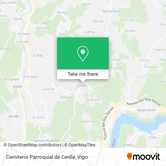 Cemiterio Parroquial de Cenlle map