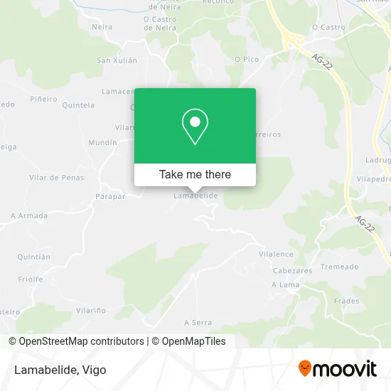 Lamabelide map