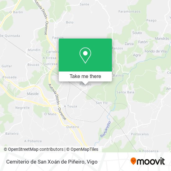 Cemiterio de San Xoán de Piñeiro map