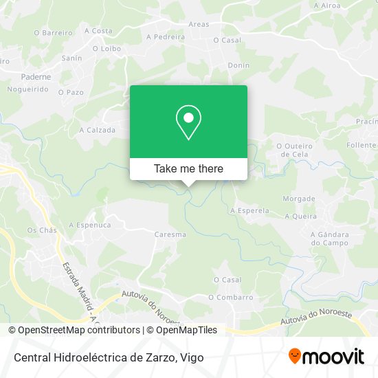 Central Hidroeléctrica de Zarzo map