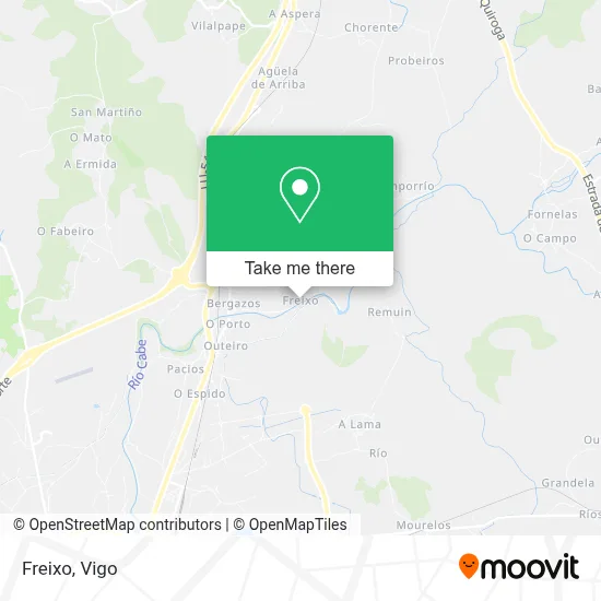 Freixo map