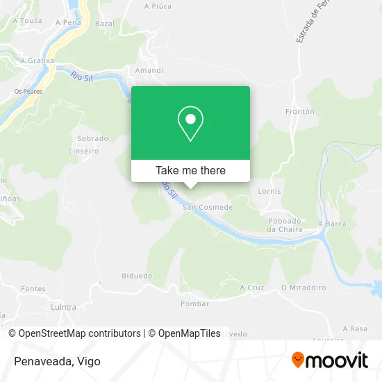 Penaveada map