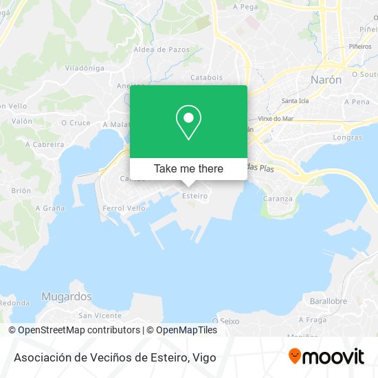 Asociación de Veciños de Esteiro map
