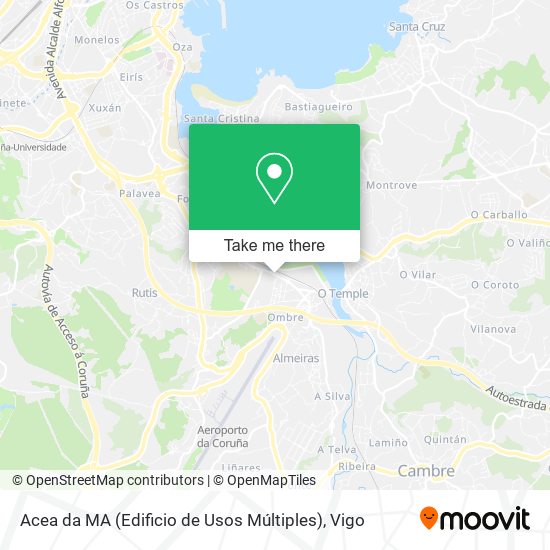 Acea da MA (Edificio de Usos Múltiples) map