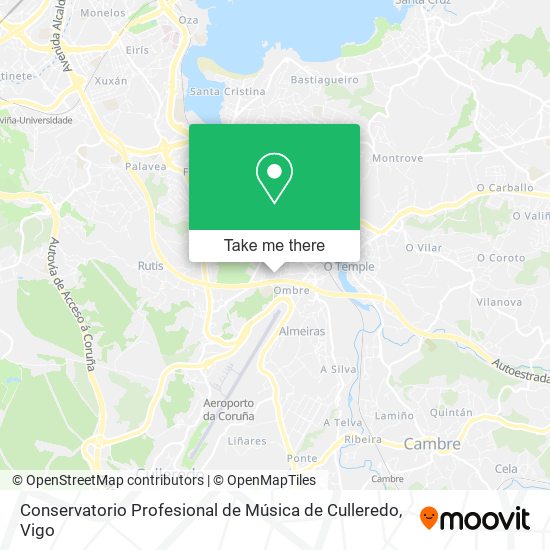 Conservatorio Profesional de Música de Culleredo map