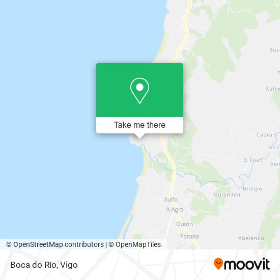 Boca do Río map