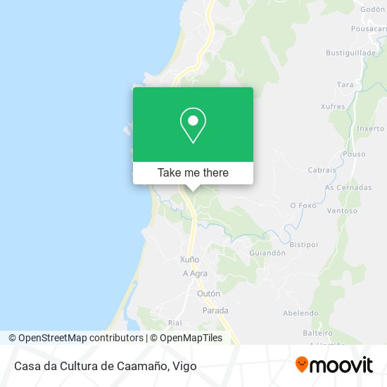 Casa da Cultura de Caamaño map