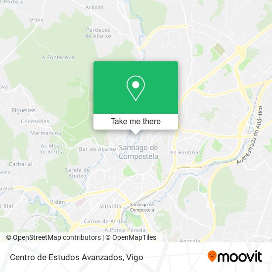 Centro de Estudos Avanzados map