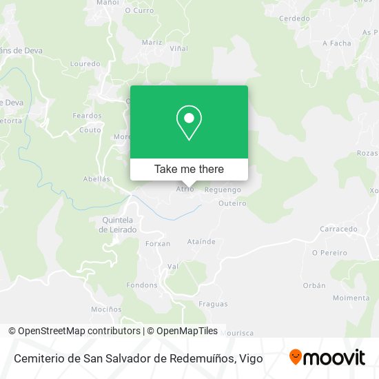 Cemiterio de San Salvador de Redemuíños map