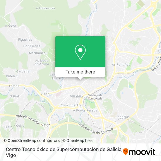 Centro Tecnolóxico de Supercomputación de Galicia map